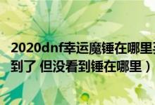2020dnf幸运魔锤在哪里买（dnf刚买了10个幸运魔锤 盒子到了 但没看到锤在哪里）