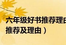 六年级好书推荐理由及内容（小学六年级好书推荐及理由）