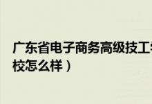 广东省电子商务高级技工学院（广东省电子商务高级技工学校怎么样）