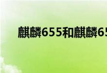 麒麟655和麒麟659哪个好（麒麟655）