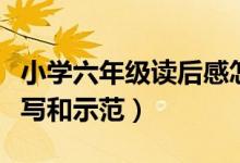 小学六年级读后感怎么写和示范（读后感怎么写和示范）