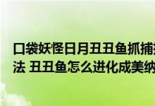 口袋妖怪日月丑丑鱼抓捕技巧（口袋妖怪日月丑丑鱼进化方法 丑丑鱼怎么进化成美纳斯）