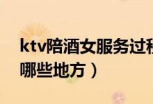 ktv陪酒女服务过程（ktv里面的陪酒女能摸哪些地方）