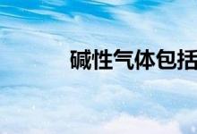 碱性气体包括什么（碱性气体）