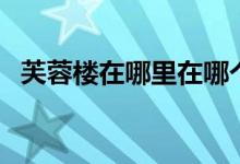 芙蓉楼在哪里在哪个市（芙蓉楼位于哪里）