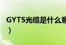 GYTS光缆是什么意思（gyts光缆是什么意思）