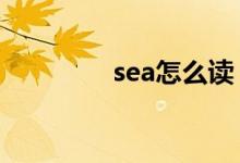 sea怎么读（sean怎么读）