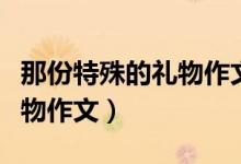 那份特殊的礼物作文细节描写（那份特殊的礼物作文）