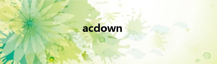 acdown