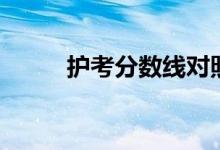 护考分数线对照表（护考分数线）