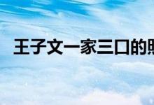 王子文一家三口的照片(王子文有孩子吗)