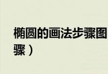 椭圆的画法步骤图 精确（椭圆的画法图和步骤）