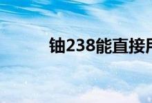 铀238能直接用手拿吗(铀238)