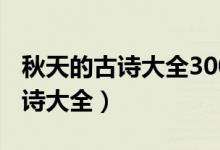 秋天的古诗大全300首三年级上册（秋天的古诗大全）