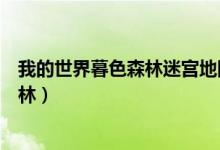 我的世界暮色森林迷宫地图核心怎么获得（我的世界暮色森林）