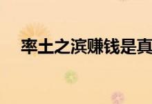 率土之滨赚钱是真的吗（率土之滨赚钱）