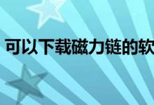 可以下载磁力链的软件（下载磁力链的软件）