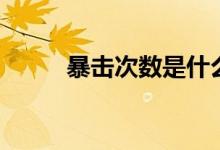 暴击次数是什么意思女生（暴击）