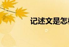 记述文是怎样的?（记述文）