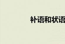 补语和状语的区别（补语）
