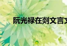 阮光禄在剡文言文翻译（阮光禄在剡）