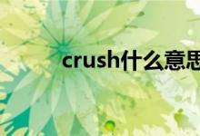 crush什么意思（rush什么意思）