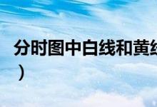 分时图中白线和黄线（分时图上的黄线和白线）