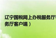 辽宁国税网上办税服务厅客户端百旺（辽宁国税网上办税服务厅客户端）