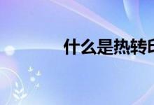 什么是热转印纸（热转印纸）