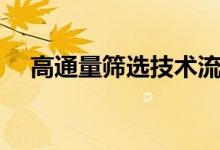 高通量筛选技术流程（高通量筛选技术）