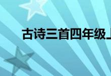 古诗三首四年级上册语文（古诗三首）