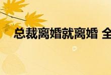 总裁离婚就离婚 全本（总裁离婚就离婚）