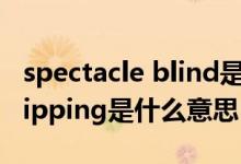 spectacle blind是什么意思（blind dropshipping是什么意思）