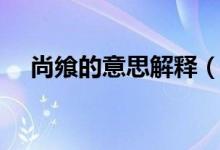 尚飨的意思解释（以飨读者是什么意思）
