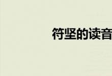 符坚的读音是什么（符坚）