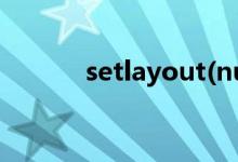 setlayout(null)（setlayout）