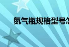 氮气瓶规格型号怎么看（氮气瓶规格）