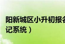 阳新城区小升初报名（阳新城区小升初招生登记系统）