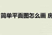 简单平面图怎么画 房屋（简单平面图怎么画）