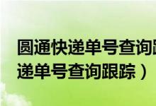 圆通快递单号查询跟踪货物到哪了7（圆通快递单号查询跟踪）