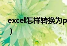 excel怎样转换为pdf（excel转换为pdf格式）