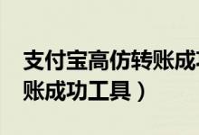支付宝高仿转账成功工具ios（支付宝高仿转账成功工具）