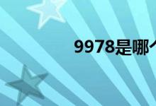 9978是哪个游资（9978）