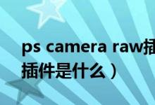 ps camera raw插件在哪里（camera raw插件是什么）