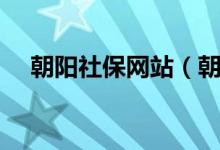 朝阳社保网站（朝阳社保网上取号系统）