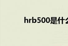 hrb500是什么意思（hrb500）