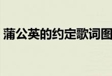 蒲公英的约定歌词图片（蒲公英的约定歌词）