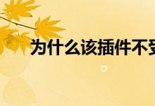 为什么该插件不受支持（插件不支持）