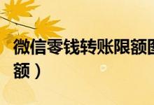 微信零钱转账限额图片截图（微信零钱转账限额）