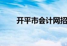 开平市会计网招聘（开平市会计网）